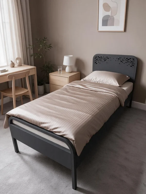 Einzelbett Triora | Tiefschwarz