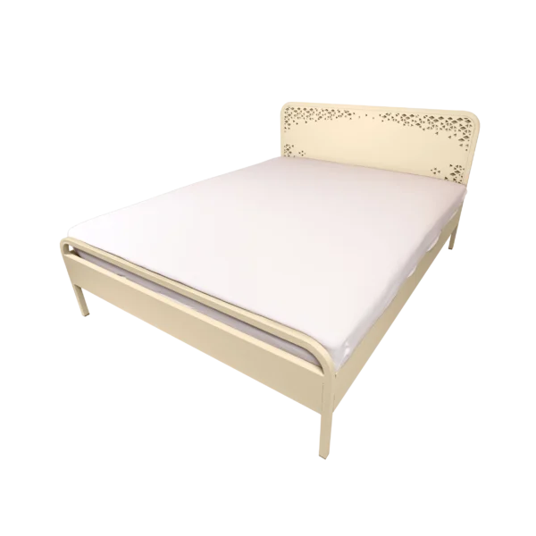 Doppelbett Triora in Helles Elfenbein