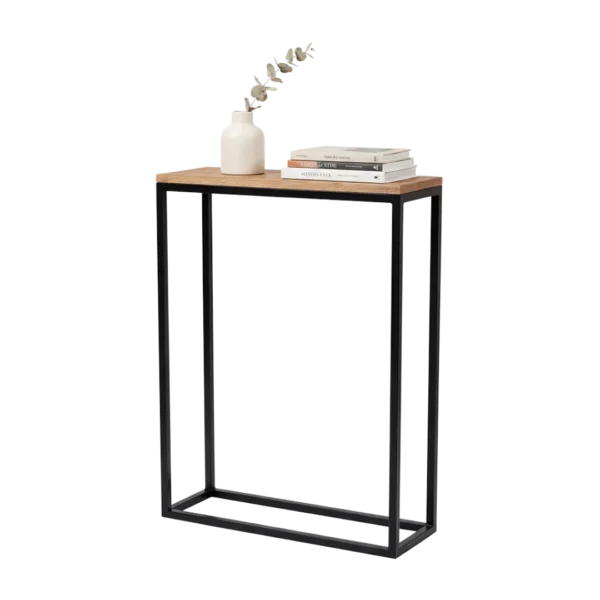 Konsola Linea Wood w kolorze głęboka czerń