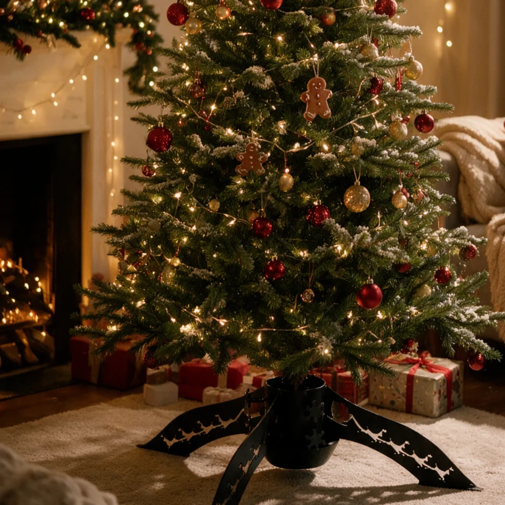 Tree_stand_reinder_black_1_1_v3 Weihnachtsbaumständer Reindeer in Tiefschwarz