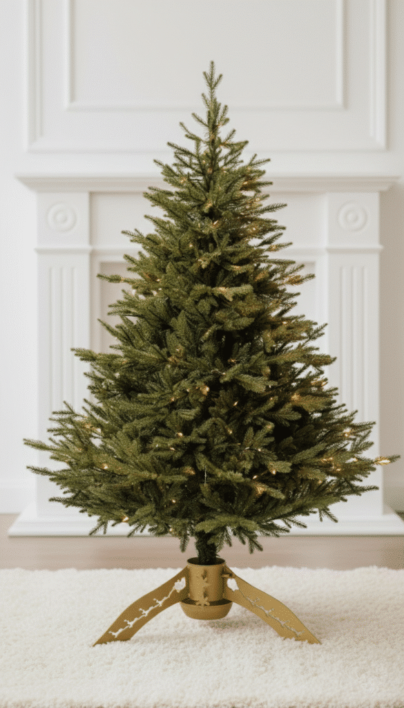 Weihnachtsbaumständer Reindeer | Perlengold