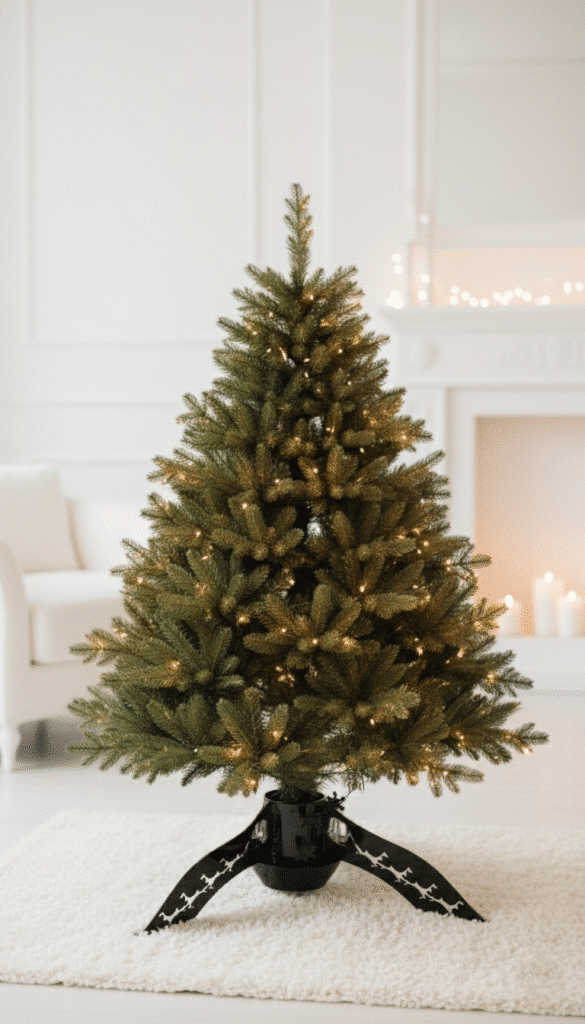 Weihnachtsbaumständer Reindeer | Tiefschwarz