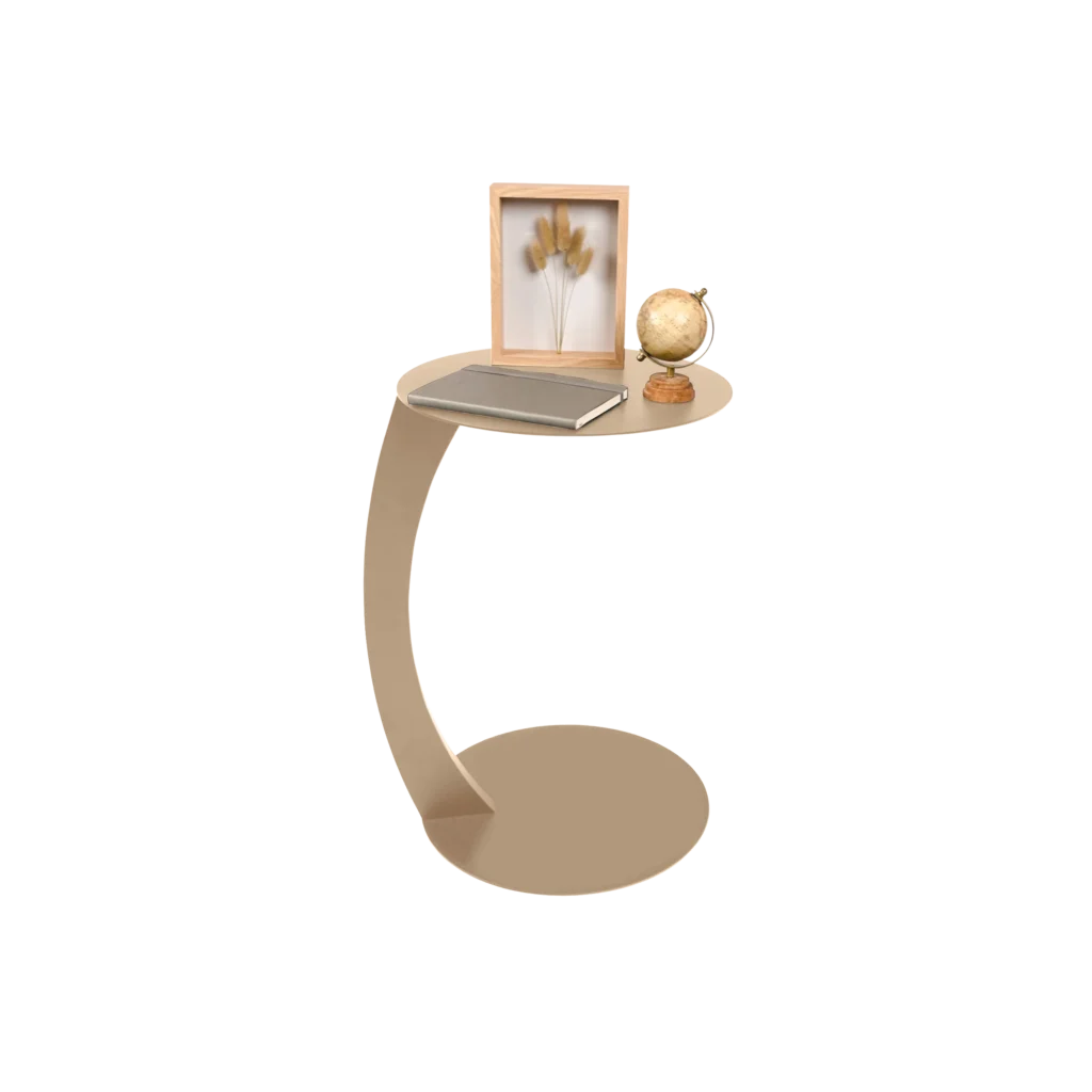 Beistelltisch Mirka | Grau-Beige