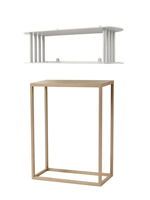 Wandregal Riva & Konsolentisch Linea | Set