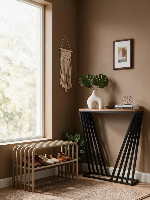 Schuhständer Nido & Konsolentisch Verta | Set