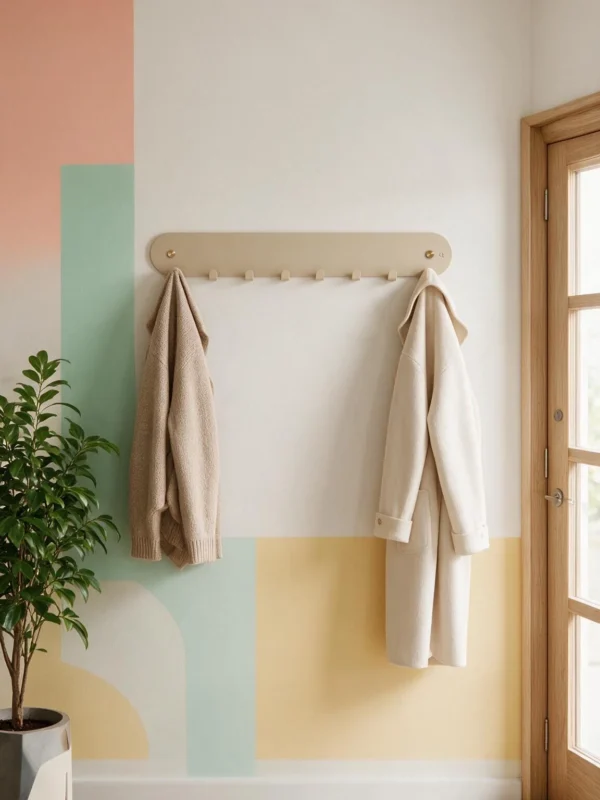 Wandgarderobe Auris | Grau-Beige