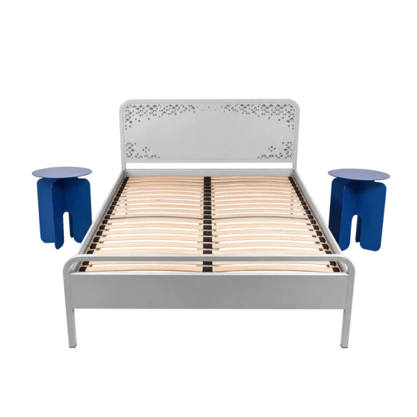 Double Bed Triora & 2x Table Lumo | Set
