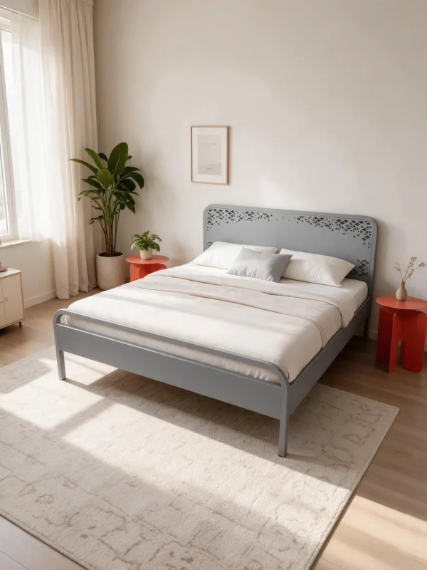 Doppelbett Triora & 2x Tisch Lumo | Set